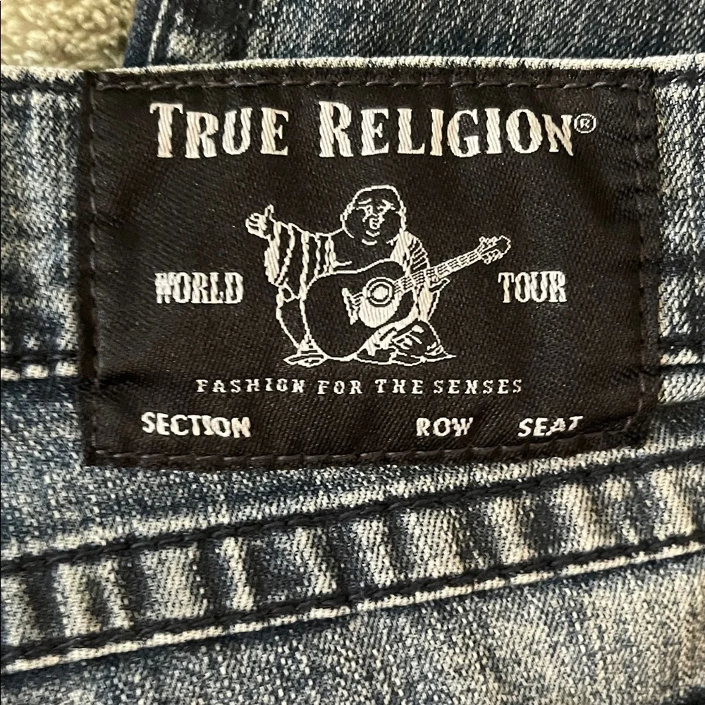 True Religion Ricky relaxed straight Dark Blue Denim Jeans